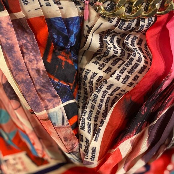 Fashion Nova Vogue Moment Printed Maxi Dress -Pink/Combo - Picture 11 of 13